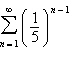 <strong>Find the sum of the infinite geometric series below. </strong> A) B) C) D) E)