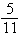<strong>Write the rational number as the quotient of two integers in simplest form.</strong> A) B) C) D) E)