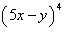 <strong>Use the Binomial Theorem to expand and simplify the expression. </strong> A) B) C) D) E)