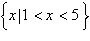 <strong>Write the interval in set notation.</strong> A) B) C) D) E)