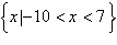<strong>Write in interval notation.</strong> A) B) C) D) E)
