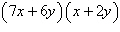 <strong>Factor the trinomial below over the integers. </strong> A) B) C) D) E)