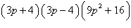 <strong>Use the general factoring strategy to completely factor the following polynomial. It the polynomial does not factor, then state that it is nonfactorable over the integers. </strong> A) B)Nonfactorable over the integers. C) D) E)