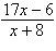 <strong>Simplify the following rational expression. </strong> A) B) C) D) E)