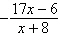 <strong>Simplify the following rational expression. </strong> A) B) C) D) E)