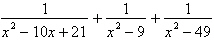 <strong>Simplify the following rational expression. </strong> A) B) C) D) E)