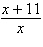 <strong>Simplify the following complex fraction. </strong> A) B) C) D) E)