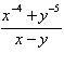 <strong>Simplify the following algebraic fraction. Write the answer with positive exponents. </strong> A) B) C) D) E)