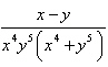<strong>Simplify the following algebraic fraction. Write the answer with positive exponents. </strong> A) B) C) D) E)