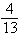 <strong>Write the following expression as a complex number in standard form. </strong> A) + i B) i C)5+ 6 i D) i E) i