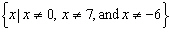 <strong>Find the domain of .</strong> A) B) C) D) E)