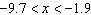<strong>The graphs of and are shown below. Find the value(s) of x for which . </strong> A) B) C) D) E)