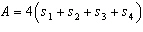 <strong>Which of the following formulas express the average score for 4 exams?</strong> A) B) C) D) E)