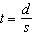 <strong>Find a formula that models the speed s of a car that travels d miles in t minutes.</strong> A) B) C) D) E)