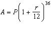 <strong>The amount of an investment A after 36 months can be modeled by the formula where P is the initial investment amount and r % is the interest rate. If Marcus invests $2000 in this account with an interest rate of 3.7500%, how much money will be in the account at the end of 36 months? (Rounded to the nearest hundredths)</strong> A) $7,526.65 B) $2,006.25 C) $2000 D) $72,225.00 E) $2,237.75