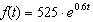 For the exponential model , what is the instantaneous growth or decay rate.