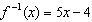 <strong>Find the inverse of .</strong> A) B) C) D) E)