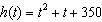 <strong>A penny is dropped from a high-rise building that is 350 feet high. After 8.4 seconds, the penny hits the ground. Which one of the following quadratic models describe the height of the penny above ground as a function of the time elapsed since the penny was dropped?</strong> A) B) C) D) E)
