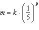 <strong>Suppose that is directly proportional to the 5th power of . Which one of the following equations expresses this proportionality? .</strong> A) B) C) D) E)