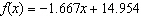 <strong>Find an appropriate model for the data provided in the table. Round to the nearest thousandth. </strong> A) B) C) D) E)