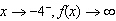 <strong>Determine the end behavior of the function as .</strong> A) As . B) As . C) As . D) As . E) As .