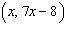 <strong>Solve the system of linear equations. </strong> A) B) C) D) No solution. E)
