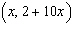 <strong>Solve the system of linear equations. </strong> A) B) C) D) No Solution E)