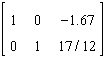 <strong>Which one of the following is the augmented matrix in row-echelon form for the system below? </strong> A) B) C) D) E)