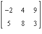 <strong>Which one of the following is the augmented matrix in row-echelon form for the system below? </strong> A) B) C) D) E)