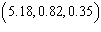 <strong>Find the solution of the system of linear equations described by the following matrix. Round to the nearest hundredth. </strong> A) B) C) No solution D) E) Infinitely many solutions