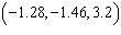 <strong>Find the solution of the system of linear equations described by the following matrix. Round to the nearest hundredth. </strong> A) B) C) No solution D) E) Infinitely many solutions