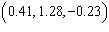 <strong>Find the solution of the system of linear equations described by the following matrix. Round to the nearest hundredth. </strong> A) B) C) No solution D) E) Infinitely many solutions