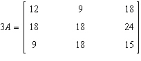 <strong>A college conducted a survey of students satisfaction with three academic courses: mathematics, English, and science. The results are tabulated in the data matrix below. Find the scalar product . </strong> A) B) C) None of the above D) E)