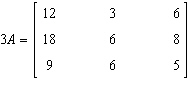 <strong>A college conducted a survey of students satisfaction with three academic courses: mathematics, English, and science. The results are tabulated in the data matrix below. Find the scalar product . </strong> A) B) C) None of the above D) E)