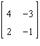 <strong>Perform the matrix operation as indicated. </strong> A) B) C) D) E) None of the above