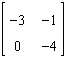 <strong>Perform the matrix operation as indicated. </strong> A) B) C) D) E) None of the above