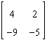 <strong>Perform the matrix operation as indicated. </strong> A) B) None of the above C) D) E)