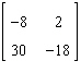 <strong>Perform the matrix operation as indicated. </strong> A) B) C) D) E)