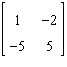 <strong>Perform the matrix operation as indicated. </strong> A) B) C) D) E) None of the above