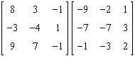 <strong>Perform the matrix operation as indicated. </strong> A) B) C) D) E) Not possible