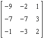 <strong>Perform the matrix operation as indicated. </strong> A) B) C) D) E) Not possible