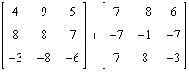 <strong>Perform the matrix operation as indicated. </strong> A) B) Not possible C) D) E)