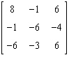 <strong>Perform the matrix operation as indicated. </strong> A) B) Not possible C) D) E)