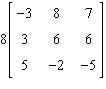 <strong>Perform the matrix operation as indicated. </strong> A) Not possible B) C) D) E)