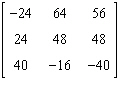 <strong>Perform the matrix operation as indicated. </strong> A) Not possible B) C) D) E)