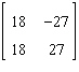 <strong>Perform the matrix operation as indicated. </strong> A) B) Not possible C) D) E)