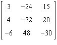 <strong>Perform the matrix operation as indicated. </strong> A) B) C) Not possible D) E)