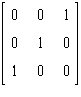 <strong>Which one of the following is the identity matrix?</strong> A) B) C) D) E)