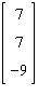 <strong>Which one of the following is the coefficient matrix for the given system of equations? </strong> A) B) C) D) E)