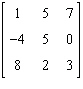 <strong>Find the inverse matrix of .</strong> A) Not invertible B) C) D) E)